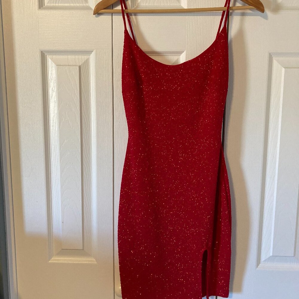 Red Sparkly Formal Dress